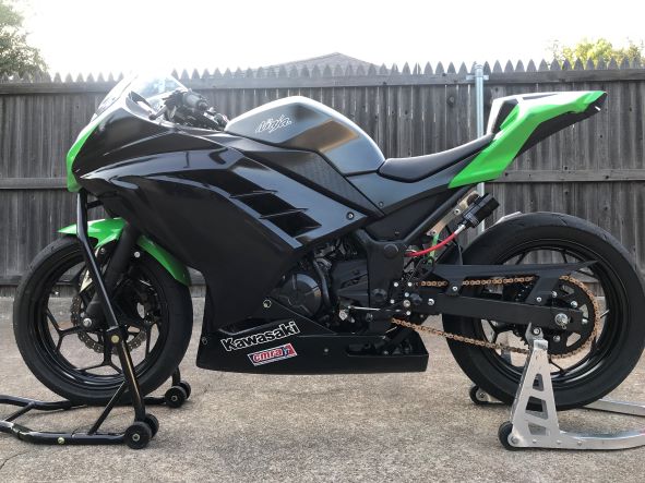 Ninja 300 deals track bike